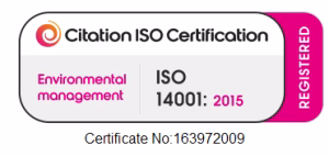 Dajon is certified compliant to the ISO 14001 standard